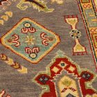 Covor oriental Kazak 118x182, lucrat manual