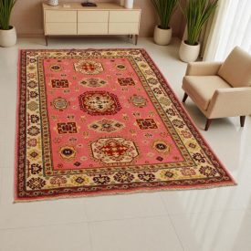Covor oriental Kazak 117x186, lucrat manual
