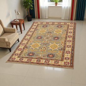 Covor oriental Kazak 115x183, lucrat manual