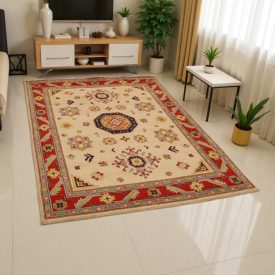 Covor Kazak 148x196 covor oriental lucrat manual