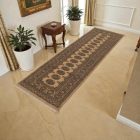 Covor traversa bej Bokhara 244x79 covor pakistanez lucrat manual