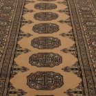 Covor traversa bej Bokhara 244x79 covor pakistanez lucrat manual
