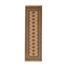 Covor traversa bej Bokhara 248x77 covor pakistanez lucrat manual