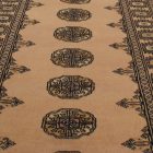 Covor traversa bej Bokhara 244x78 covor pakistanez lucrat manual