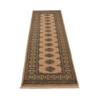 Covor traversa bej Bokhara 254x77 covor pakistanez lucrat manual