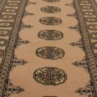 Covor traversa bej Bokhara 254x77 covor pakistanez lucrat manual