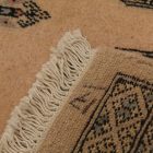 Covor traversa bej Bokhara 254x77 covor pakistanez lucrat manual