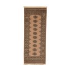 Covor traversa bej Bokhara 198x79 covor pakistanez lucrat manual