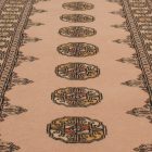 Covor traversa bej Bokhara 198x79 covor pakistanez lucrat manual