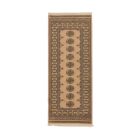 Covor traversa bej Bokhara 197x80 covor pakistanez lucrat manual