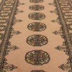 Covor traversa bej Bokhara 197x80 covor pakistanez lucrat manual