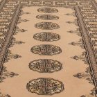 Covor traversa bej Bokhara 198x79 covor pakistanez lucrat manual