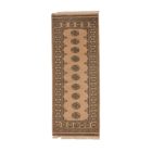 Covor traversa bej Bokhara 204x80 covor pakistanez lucrat manual