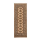 Covor traversa bej Bokhara 204x77 covor pakistanez lucrat manual