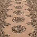 Covor traversa bej Bokhara 204x77 covor pakistanez lucrat manual