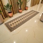 Covor traversa bej Bokhara 305x80 covor pakistanez lucrat manual