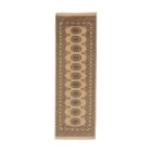 Covor traversa bej Bokhara 190x64 covor pakistanez lucrat manual