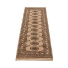Covor traversa bej Bokhara 190x64 covor pakistanez lucrat manual