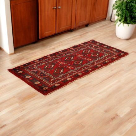 Covor turkmen Balisht Nakhsha 53x111 covor autentic lucrat manual
