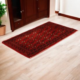 Covor turkmen Balisht Nakhsha 53x98 covor mic lucrat manual