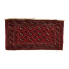 Covor turkmen Balisht Nakhsha 57x110 covor mic lucrat manual