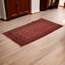 Covor turkmen Balisht Nakhsha 52x94 covor mic lucrat manual