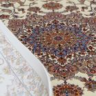 Covor mătase Parnian bej 120x180 covor din mătase viscoasă de înaltă calitate din Iran