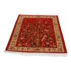 Covor mătase Motiv copacul vieții burgund 80x120 covor din mătase viscoasă de înaltă calitate din Iran
