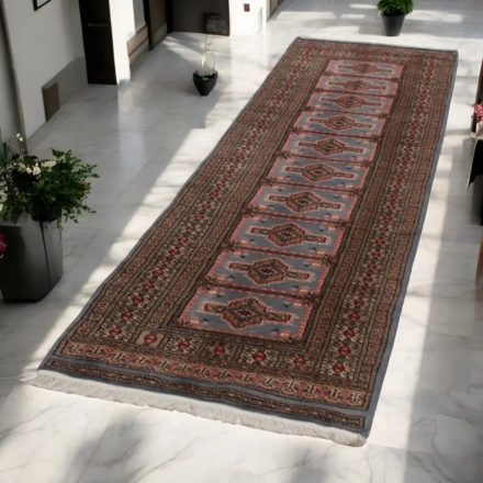 covor traversa Jaldar 287x78 covor lucrat manual pakistanez