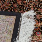 Covor mătase Helya albastru 100x150 covor din mătase viscoasă iranian