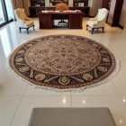 Covor rotund Isfahan 305x306 covor persan lucrat manual