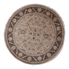 Covor rotund Isfahan 305x306 covor persan lucrat manual