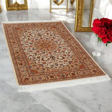 Covor mătase Negin cream 100x150 covor din mătase viscoasă de înaltă calitate din Iran
