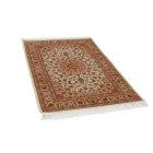 Covor mătase Negin cream 100x150 covor din mătase viscoasă de înaltă calitate din Iran