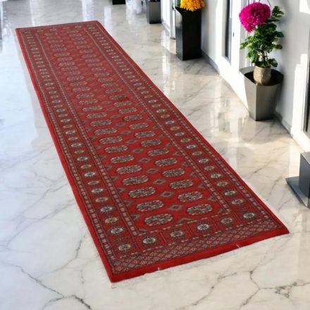 Covor traversa Bukhara 80x306 covor pakistanez lucrat manual pentru hol