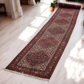 Covor traversa Bidjar 63x390 covor persan lucrat manual pentru hol