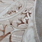 Covor modern bej maro MERO 200x300 covor pentru living sau dormitor