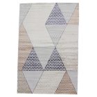 Covor modern bej maro albastru MELIS 140x200 covor pentru living sau dormitor