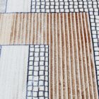 Covor modern bej maro albastru DIANA 80x150 covor pentru living sau dormitor