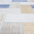 Covor modern gri albastru maro SAMI 140x200 covor pentru living sau dormitor