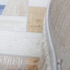 Covor modern gri albastru maro SAMI 140x200 covor pentru living sau dormitor