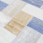 Covor modern gri albastru maro SAMI 80x150 covor pentru living sau dormitor