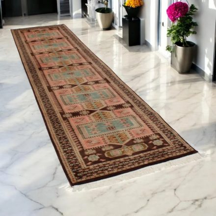 Covor traversa Jaldar 94x369 covor pakistanez lucrat manual pentru hol