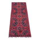 Covor afgan din lână Kargai 47x145 Covor traversa lucrat manual