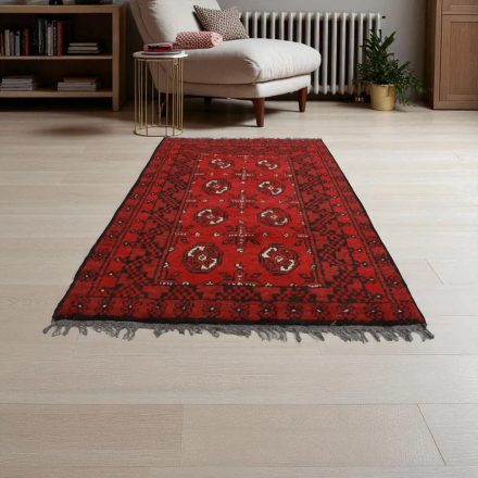 Covor afgan din lână Aqchai 74x116 covor manual pentru living