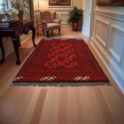 Covor afgan din lână Aqchai 74x112 covor manual pentru living sau dormitor