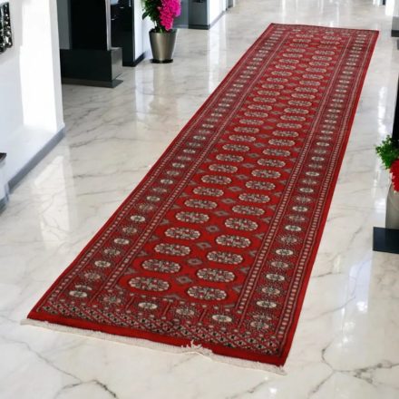 Covor traversa Bukhara 79x362 covor pakistanez lucrat manual pentru hol