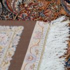 Covor mătase Paniz maro 150x225 covor persan din mătase viscoasă