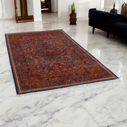 Covor mătase Golara albastru închis 150x225 covor din mătase viscoasă de înaltă calitate din Iran