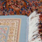 Covor mătase Golara albastru închis 150x225 covor din mătase viscoasă de înaltă calitate din Iran